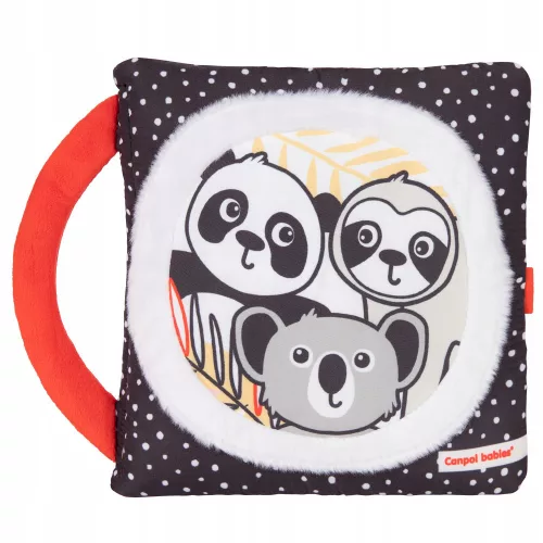 Canpol Babies Szenzorikus fejlesztő könyv - Panda