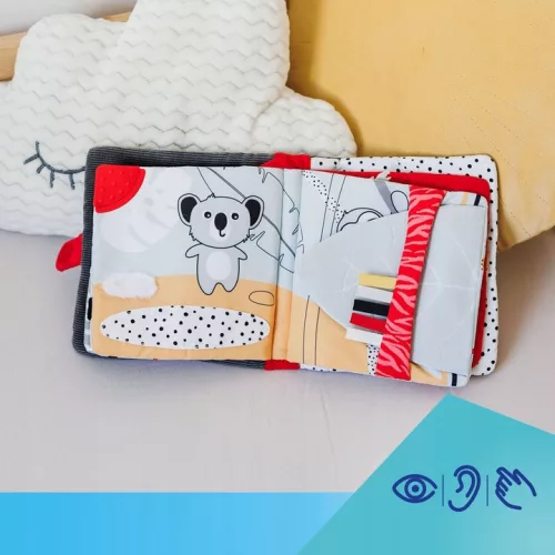 Canpol Babies Szenzorikus fejlesztő könyv - Panda