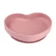 Canpol Babies Szilikonos tányér tapadókoronggal HEART - Pink