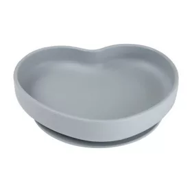  Canpol Babies Szilikonos tányér tapadókoronggal HEART - Kék