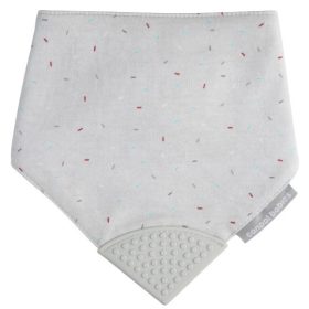 Canpol Babies Textil nyálkendő rágókával - Szürke