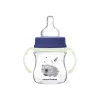 Canpol Babies EasyStart anti-kólikás cumisüveg világító fogantyúval 120ml (0h+) - Sleepy Koala - Kék