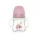 Canpol Babies EasyStart anti-kólikás cumisüveg világító fogantyúval 120ml (0h+) - Sleepy Koala - Rózsaszín