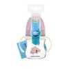 Canpol Babies EasyStart anti-kólikás cumisüveg világító fogantyúval 120ml (0h+) - Sleepy Koala - Rózsaszín