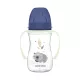 Canpol Babies EasyStart anti-kólikás cumisüveg világító fogantyúval 240ml (3h+) - Sleepy Koala - Kék