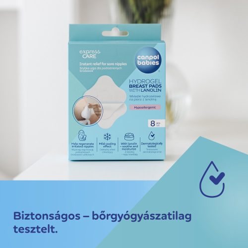 Canpol Babies Hidrogél mellnyugtató párnák lanolinnal 8db