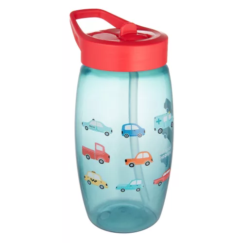 Canpol Babies Sport kulacs, lecsukható ivőcsőrrel (400ml) - Cars