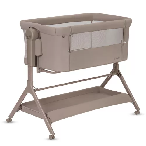 Lionelo Leonie Plus 3az1-ben babaágy, bölcső és babaöböl - Beige Taupe