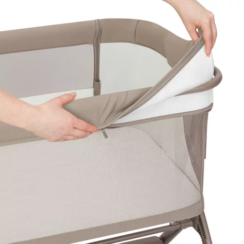 Lionelo Leonie Plus 3az1-ben babaágy, bölcső és babaöböl - Beige Taupe