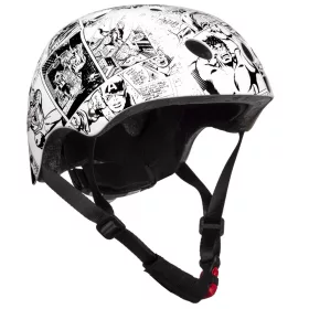   Marvel sport bukósisak (54-58 cm) - Bosszúállók - Fekete-fehér