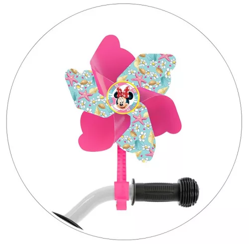 Disney Szélforgó biciklire - Pink - Minnie egér