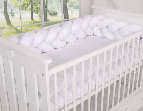 BabyLion Prémium Fonott rácsvédő - Fehér