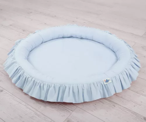 BabyLion Prémium kör alakú babafészek - Kék