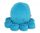 BabyLion Prémium Óriás minky ölelő polip (75 cm) - Türkiz kék