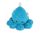 BabyLion Prémium Kis minky ölelő polip (31 cm) - Türkiz kék