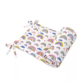   BabyLion Prémium Univerzális rácsvédő (150 cm) - Szivárványok