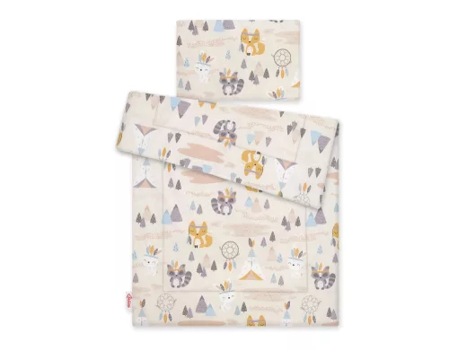 BabyLion Prémium 2 részes ágyneműszett (100x135) - Kicsi indiánok