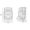 Lionelo Hugo ISOFIX gyermekülés 15-36 kg - Leather Grey