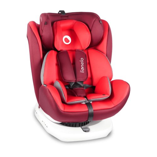 Lionelo Bastiaan 360°-ban forgatható ISOFIX gyermekülés 0-36 kg - Red