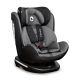 Lionelo Bastiaan 360°-ban forgatható ISOFIX gyermekülés 0-36 kg - Grey - Fekete bázistalppal