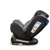 Lionelo Bastiaan 360°-ban forgatható ISOFIX gyermekülés 0-36 kg - Grey - Fekete bázistalppal