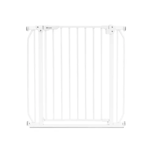 Lionelo Truus Slim biztonsági ajtórács - White (75-105 cm) 2 db toldóval!
