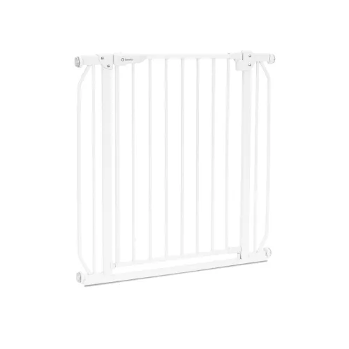 Lionelo Truus Slim biztonsági ajtórács - White (75-105 cm) 2 db toldóval!