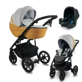   Bexa Ideal multifunkciós babakocsi 3in1 - I05 mustard + K2 Kite