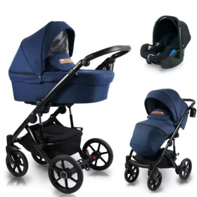   Bexa Line multifunkciós babakocsi 2in1 - L7 dark blue + K2 Kite