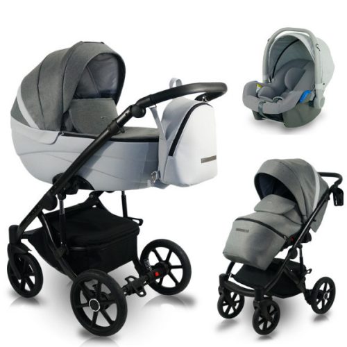 Bexa Ideal multifunkciós babakocsi 3in1 - I10 gray-dark gray + K1 Kite