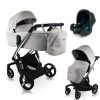 IBEBE IStop Chrom multifunkciós babakocsi 3in1 - IS12 Beige + K2 Kite