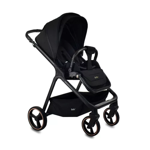 IBEBE ICE multifunkciós babakocsi 2in1 - 04 Black/Black frame