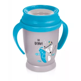   Lovi Buddy 360° itatópohár Drink Master 250ml Be Brave (9hó+)