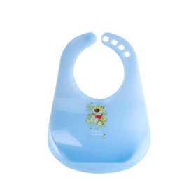 Canpol Babies Műanyag előke merev zsebbel - Kék