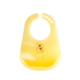 Canpol Babies Műanyag előke merev zsebbel - Sárga