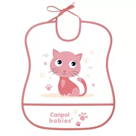 Canpol Babies Műanyag puha előke - Cica