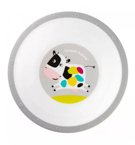 Canpol Babies Csúszásmentes műanyag tál 270 ml (4h+) - Boci