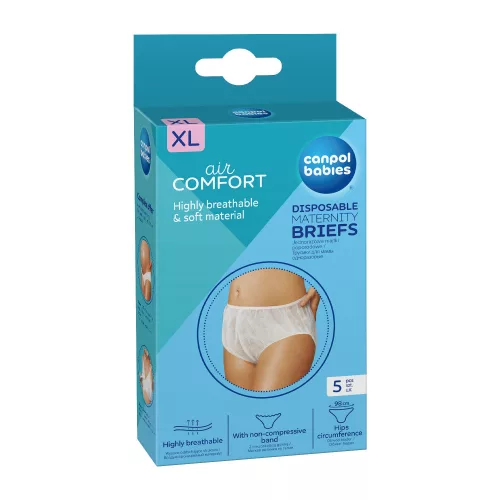 Canpol Babies Egyszer használatos kismama bugyi - XL méret (5 db)