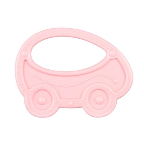 Canpol Elasztikus rágóka - Rózsaszín autó