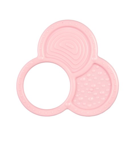 Canpol Elasztikus rágóka - Rózsaszín karikák