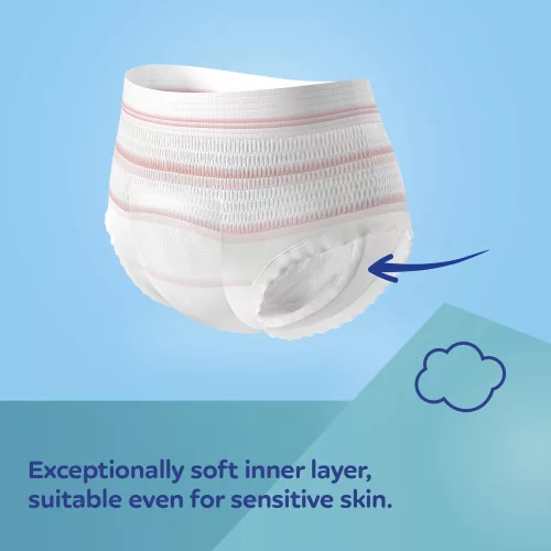 Canpol Babies 2in1 szülés utáni eldobható bugyi ultra nedvszívó szülés utáni betéttel - S/M méret (5 db)
