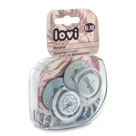   Lovi Dinamikus nyugtató cumi 2db (6-18 hónap) Botanic - Blue