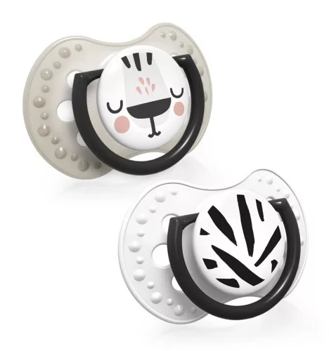 Lovi Dinamikus nyugtató cumi 2db (3-6 hónap) Salt&Pepper