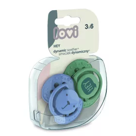 Lovi Dinamikus nyugtató cumi 2db (3-6 hónap) Hey Boy