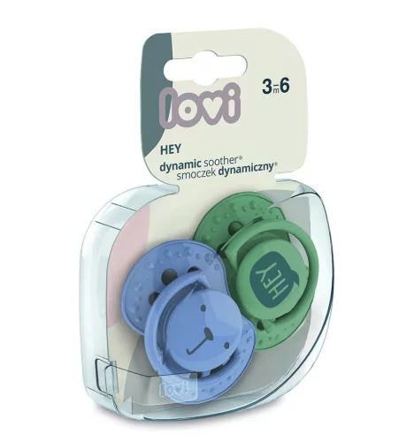 Lovi Dinamikus nyugtató cumi 2db (3-6 hónap) Hey Boy