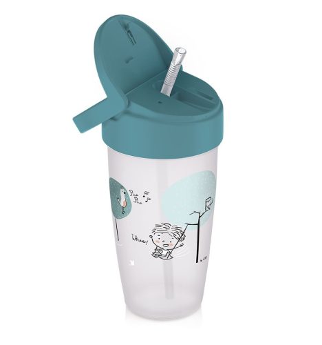 Lovi FreeStyle Szívószálas itatópohár 350ml (11h+) Lovely baby Boy