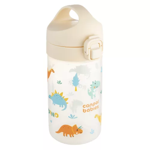 Canpol babies Junior gyermek kulacs 400 ml - Bézs