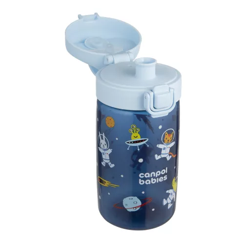 Canpol babies Junior gyermek kulacs 400 ml - Kék