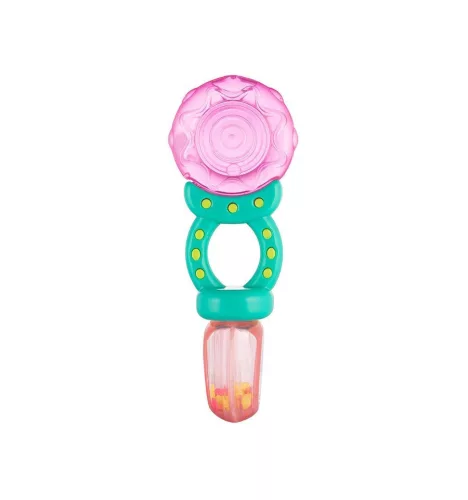 Canpol Babies Hűsítő rágóka csörgővel - Lollipop - Rózsaszín