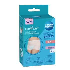   Canpol Babies Elasztikus mosható kismama bugyi - S/M méret (2 db)
